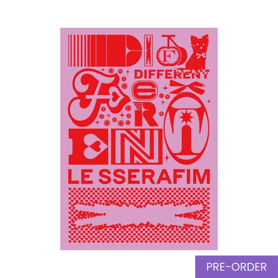 {PRE-ORDER} LE SSERAFIM - Japan 4th Single [DIFFERENT] (NOSTALGIC YLANG Edition)